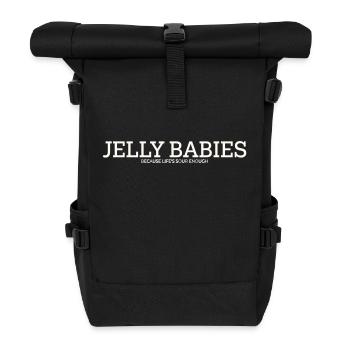 JELLY BABIES - BECAUSE LIFE'S SOUR ENOUGH - Rolltop Rucksack - Schwarz - Vorne