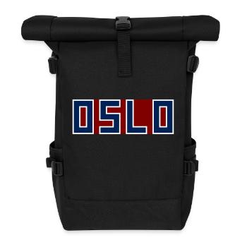 Oslo - Rolltop Rucksack - Schwarz - Vorne