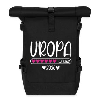 Uropa 2026 loading - Rolltop Rucksack - Schwarz - Vorne