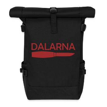 Dalarna - Rolltop Rucksack - Schwarz - Vorne
