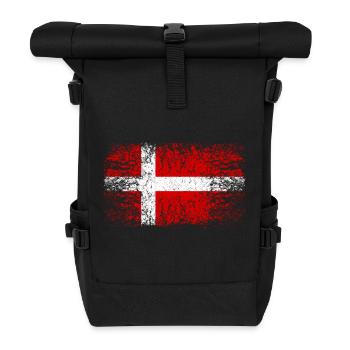 Daenemark 002 AllroundDesigns - Rolltop Rucksack - Schwarz - Vorne