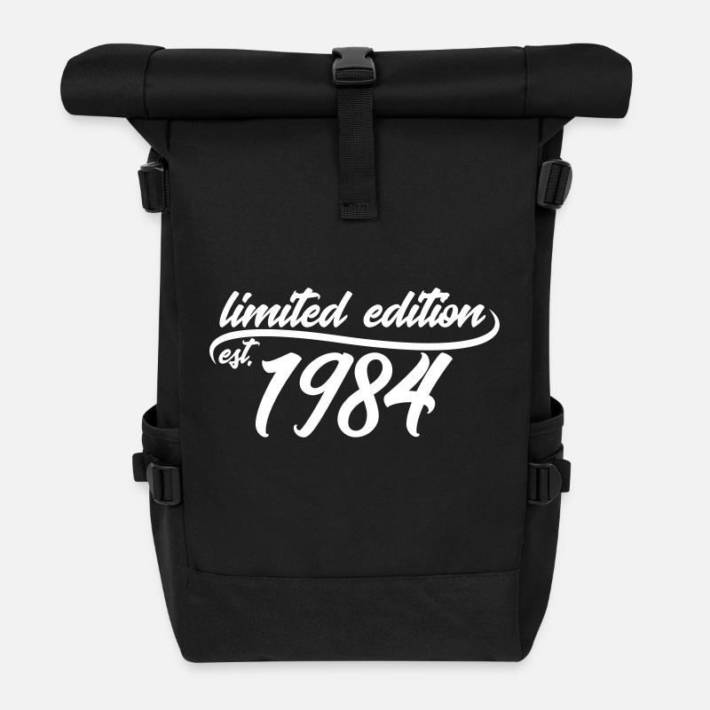 Limited Edition est 1984 - Roll Top Backpack - black