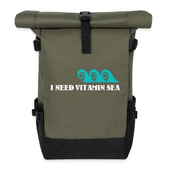 Vitamin Sea - Vitamin C / Gift idea - Roll Top Backpack - olive/black - Front
