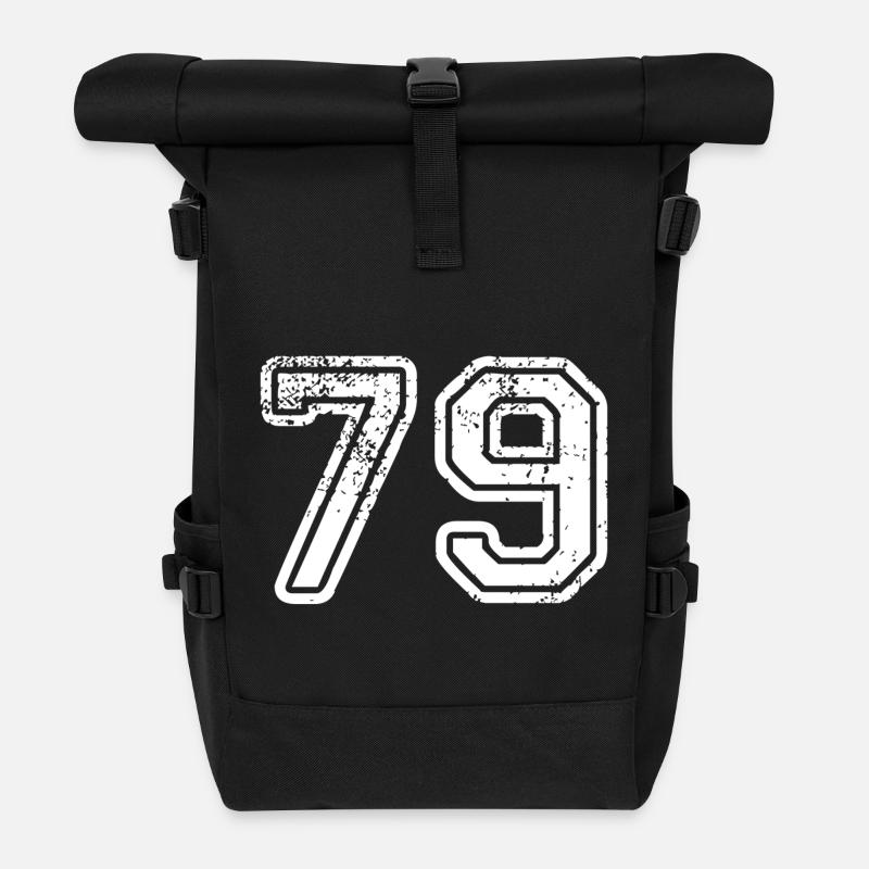 79 - Rolltop Rucksack - Schwarz