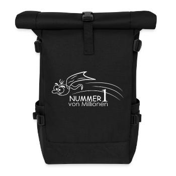 nummer 1 von millionen Sperma lustig - Rolltop Rucksack - Schwarz - Vorne