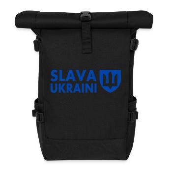 Slava ukraini - Roll Top Backpack - black - Front