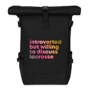 Lacrosse - Roll Top Backpack - black - Front