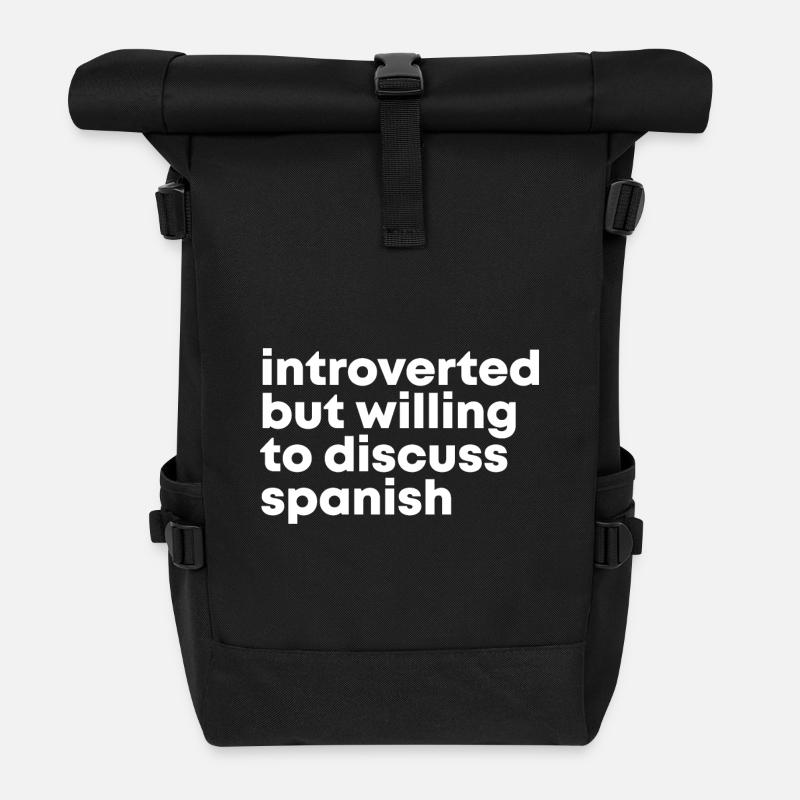 Espagnol Espagnol Espagnol - Sac à dos roll top - noir