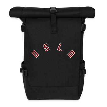 Oslo - Rolltop Rucksack - Schwarz - Vorne
