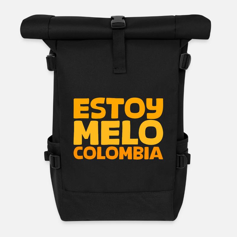 ESTOY MELO - Rolltop Rucksack - Schwarz
