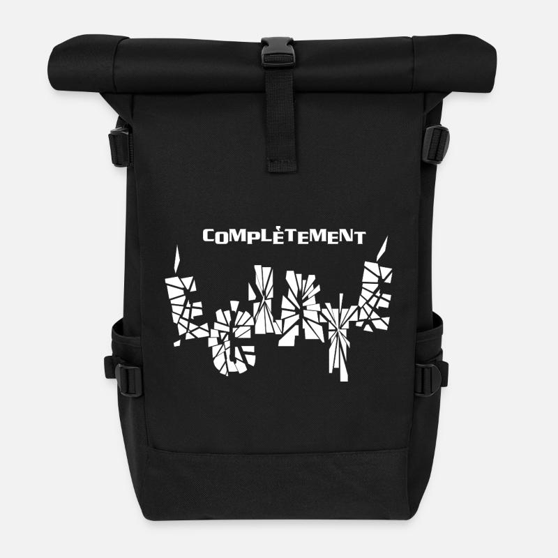 KOMPLETT EXPLODIERT! - Rolltop Rucksack - Schwarz