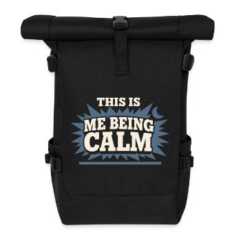 Perimenopause Humor Perimenopause - Rolltop Rucksack - Schwarz - Vorne