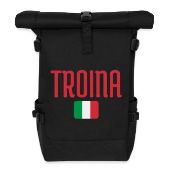 Drapeau italien de Trona - Sac à dos roll top - noir - Devant