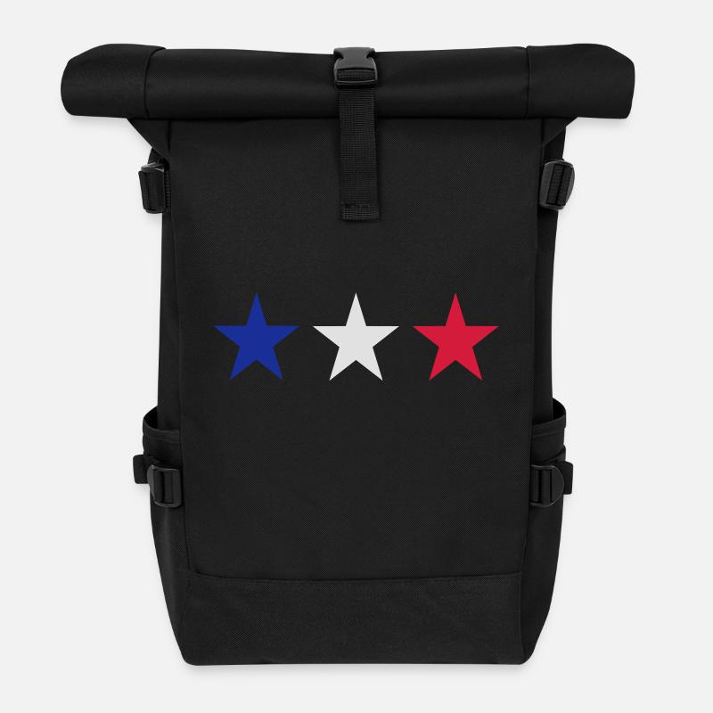 France - Sac à dos roll top - noir