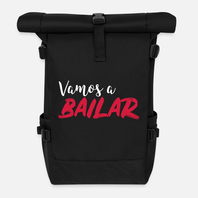 Vamos a BAILAR - Dance Shirt - Rolltop Rucksack - Schwarz