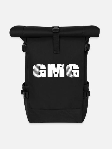 gangsta mafia groove - Rolltop Rucksack - Schwarz
