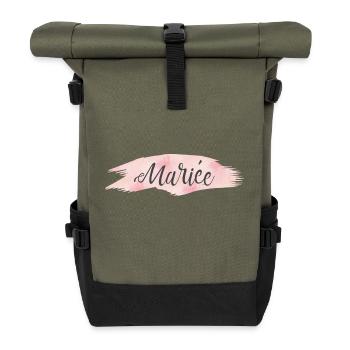 marie - Rolltop Rucksack - Olive/Schwarz - Vorne