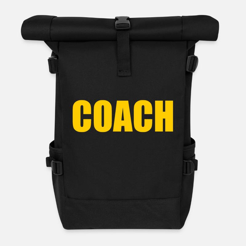 Coach - Rolltop Rucksack - Schwarz