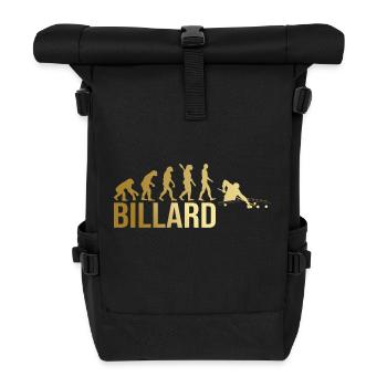 Evolution Billard - Rolltop Rucksack - Schwarz - Vorne