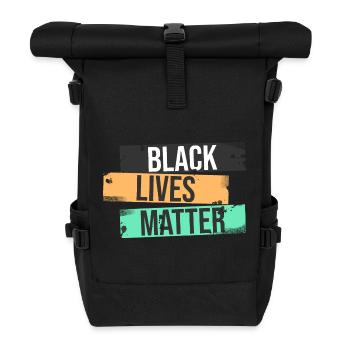 Black Lives Matter - Rolltop Rucksack - Schwarz - Vorne