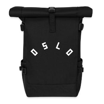 Oslo - Rolltop Rucksack - Schwarz - Vorne
