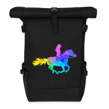 Western Lady Western Rider - Sac à dos roll top - noir - Devant