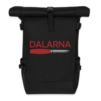 Dalarna - Rolltop Rucksack - Schwarz - Vorne