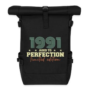 1991 - Roll Top Backpack - black - Front