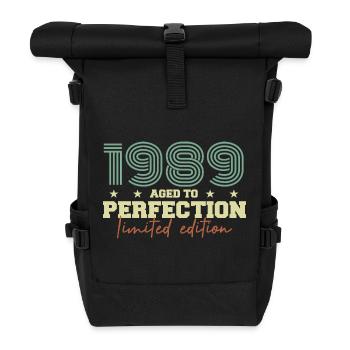 1989 - Roll Top Backpack - black - Front