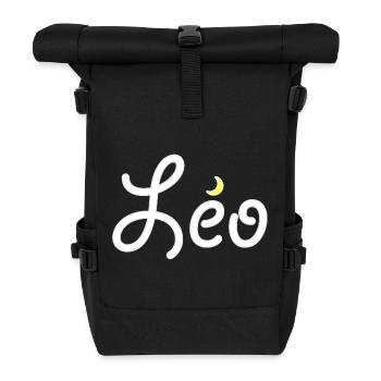 Léo - Sac à dos roll top - noir - Devant