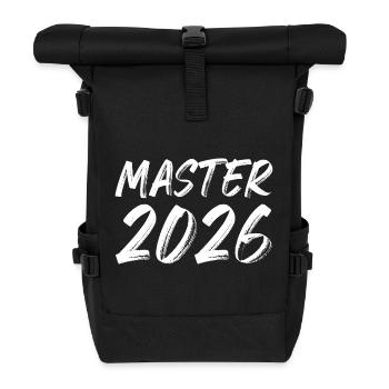 Master 2026 - Rolltop Rucksack - Schwarz - Vorne