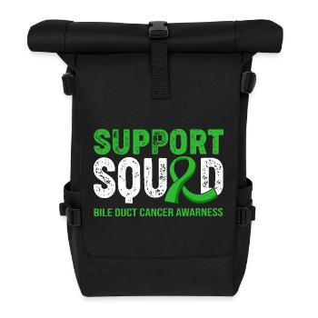Gallenkrebs - Rolltop Rucksack - Schwarz - Vorne