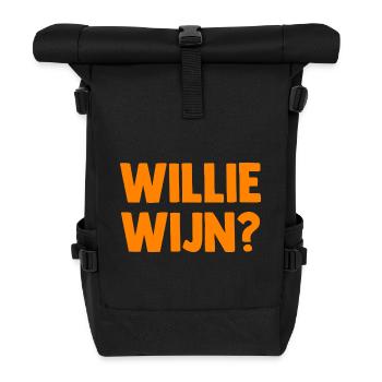 Willie Wijn? - Netherlands Nederland - Roll Top Backpack - black - Front