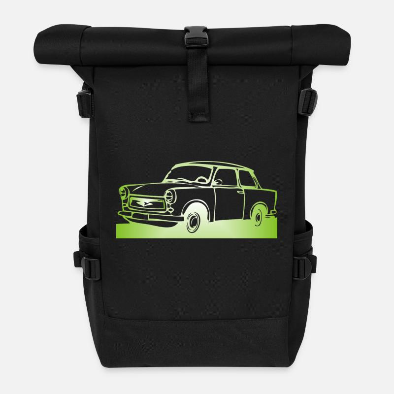  601 Limo Trabi - Rolltop Rucksack - Schwarz
