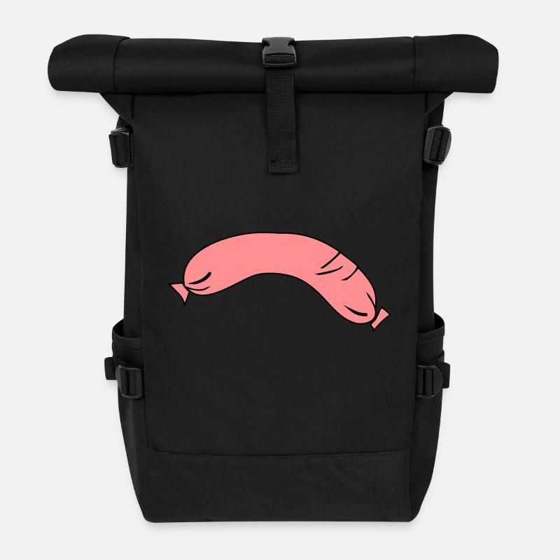 wurst - Rolltop Rucksack - Schwarz