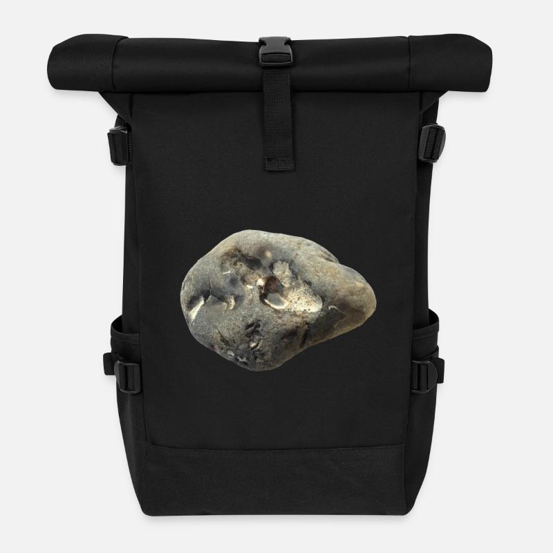 Stein - Rolltop Rucksack - Schwarz