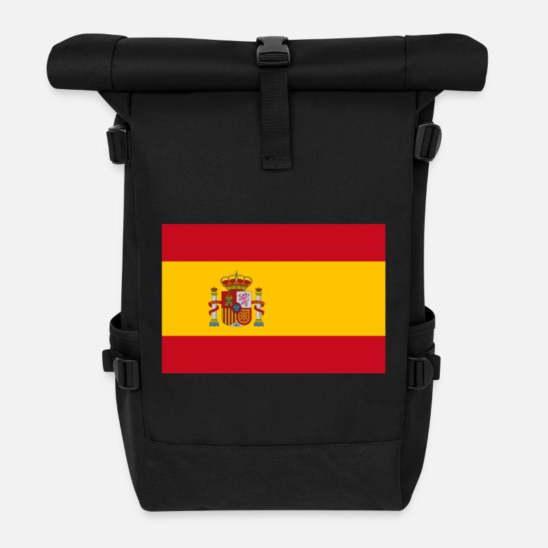 Espagne - Sac à dos roll top - noir