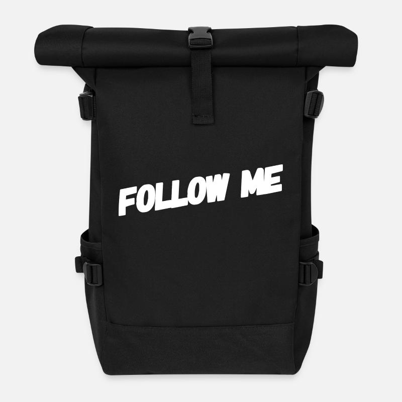 z Lus rw suivez-moi 36 - Sac à dos roll top - noir