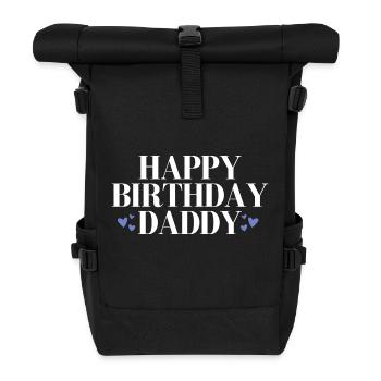 Joyeux anniversaire Papa personne préférée - Sac à dos roll top - noir - Devant