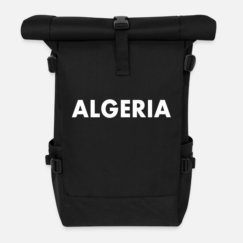 Algerien - Rolltop Rucksack - Schwarz