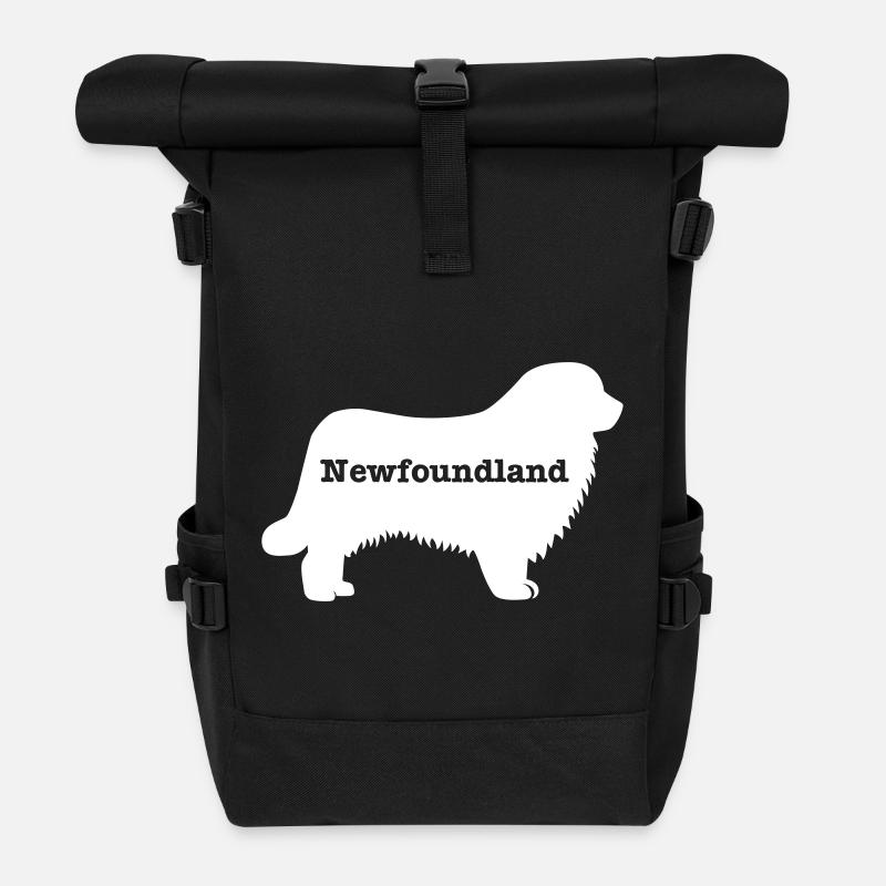 Newfoundland - Roll Top Backpack - black