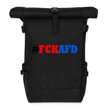 Fck afd - Rolltop Rucksack - Schwarz - Vorne