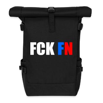 Fck fn - Sac à dos roll top - noir - Devant