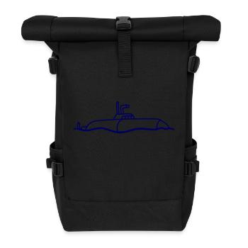 Plongée de surface sous-marine - Sac à dos roll top - noir - Devant