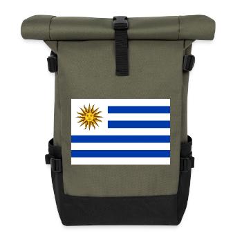 Uruguay - Rolltop Rucksack - Olive/Schwarz - Vorne
