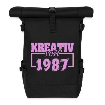 Creative 1987 - Roll Top Backpack - black - Front