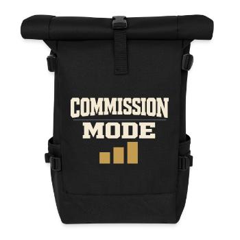 Mortgage Brokers, Loan Officers, - Roll Top Backpack - black - Front