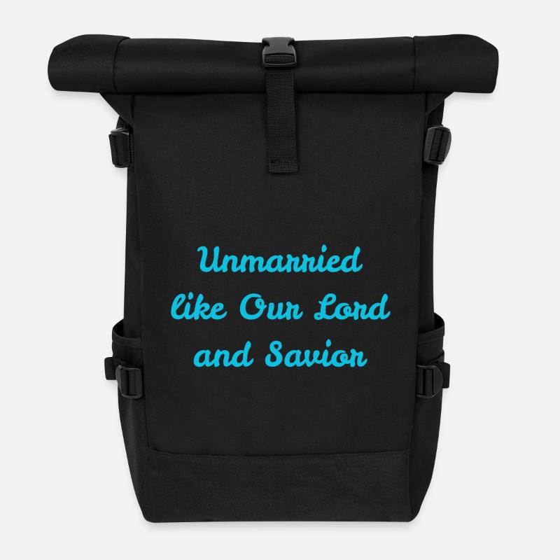 Célibataires comme Notre Seigneur - Sac à dos roll top - noir