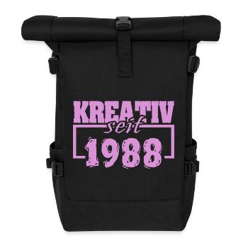 Creative 1988 - Roll Top Backpack - black - Front