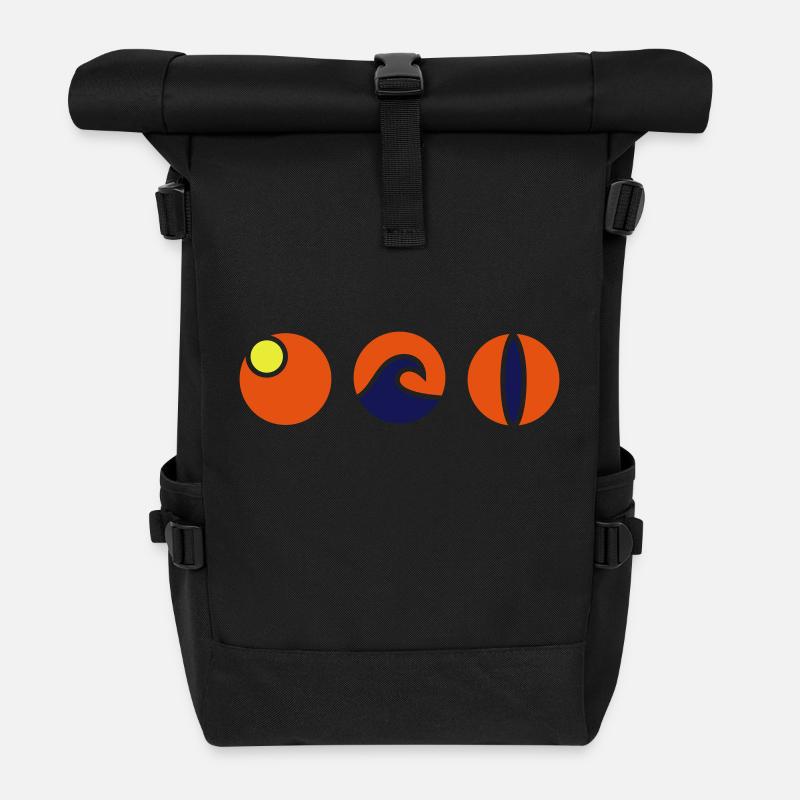 Perfect Summer. by konnsyquence. - Roll Top Backpack - black